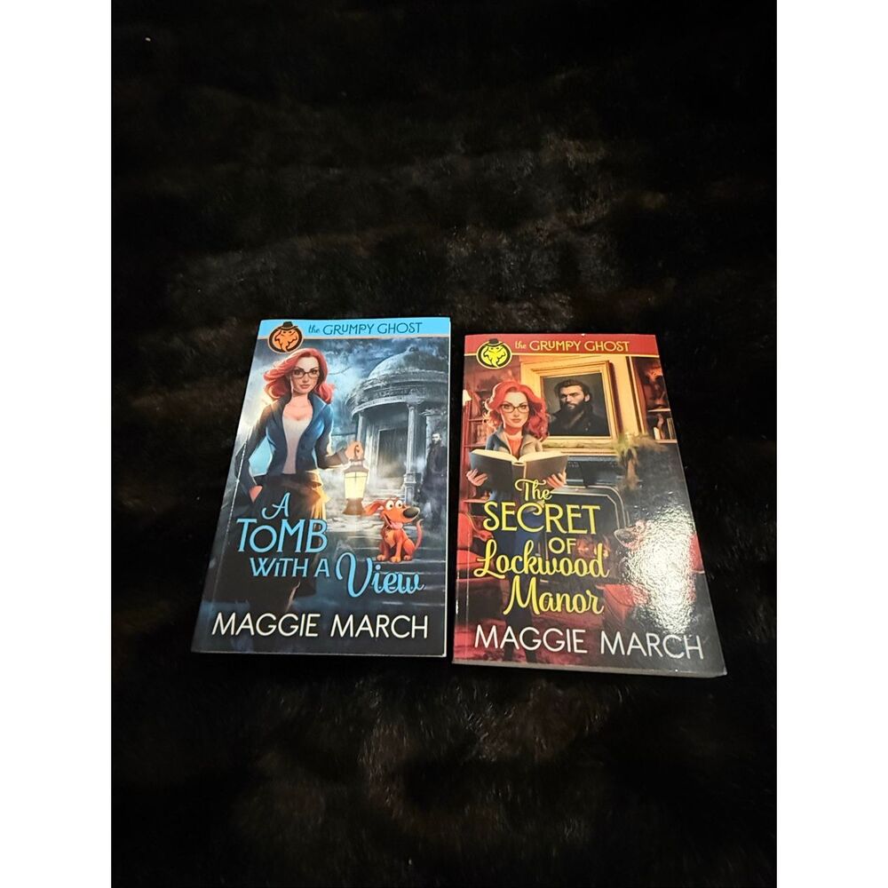 Lot of 2 Maggie March The Secret of Lockwood‎ Manor (The Grumpy Ghost Book. Cozy